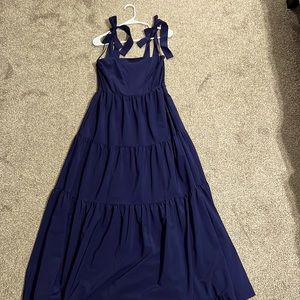 A love A brand maxi dress-navy blue-medium